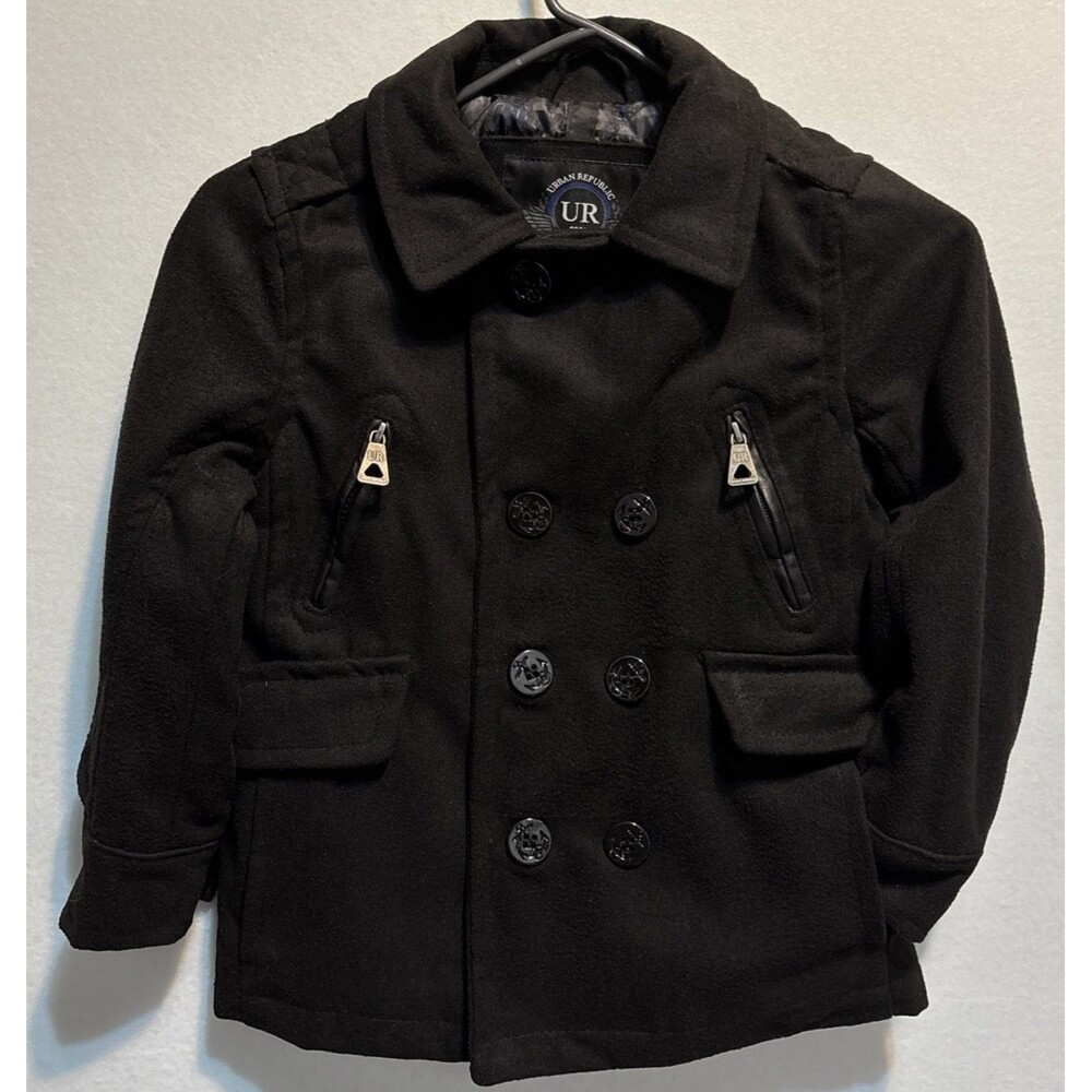 Urban Republic Classic Boys Pea Coat 5/6